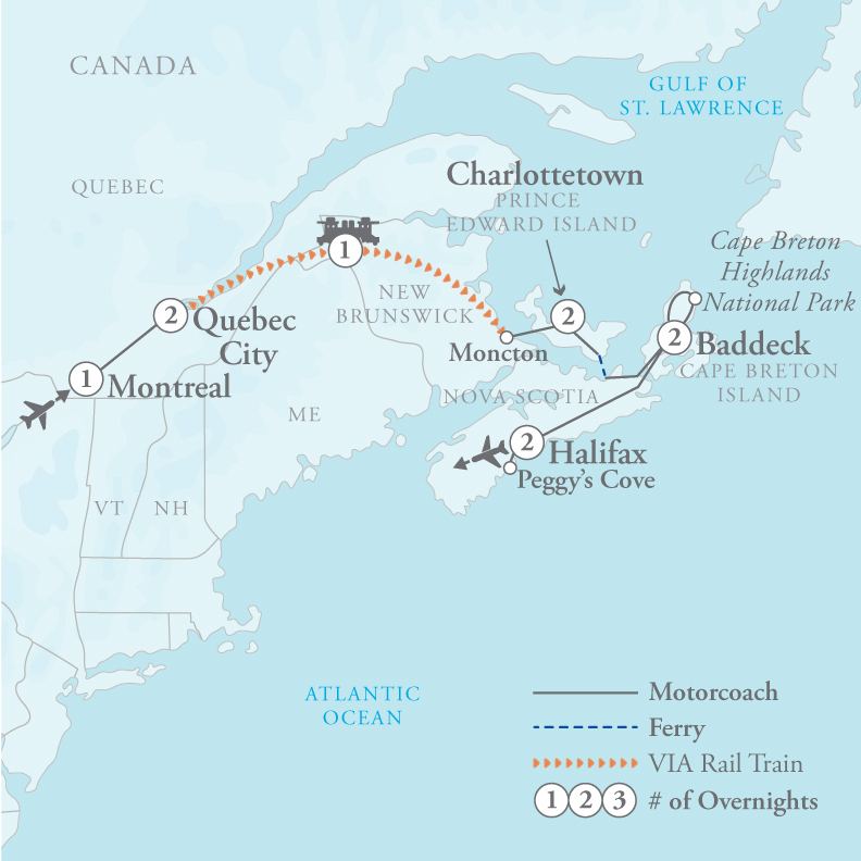 Holiday Vacations | Montreal, Quebec City & Canadian Maritimes