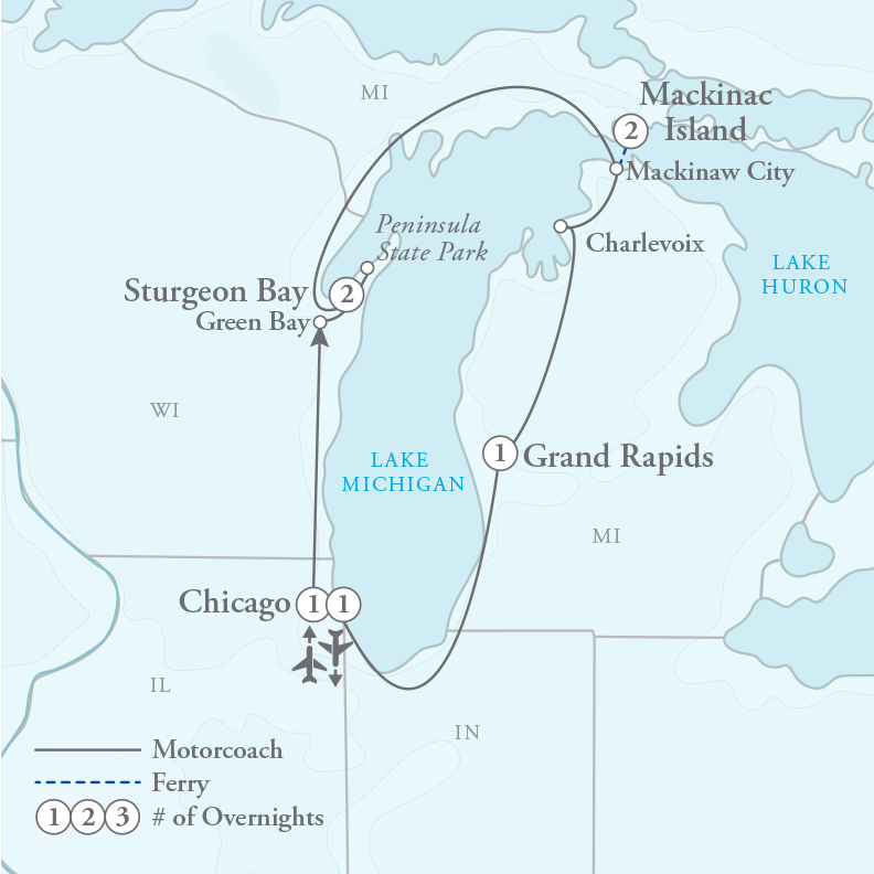 Lake Michigan Circle Tour Holiday Vacations