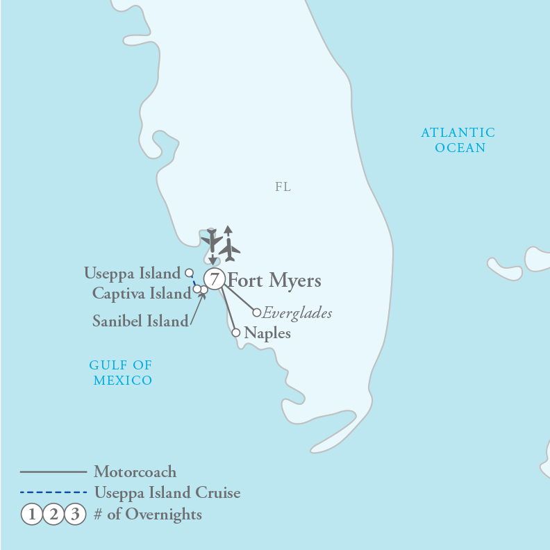 Tour Map for Discover Fort Myers